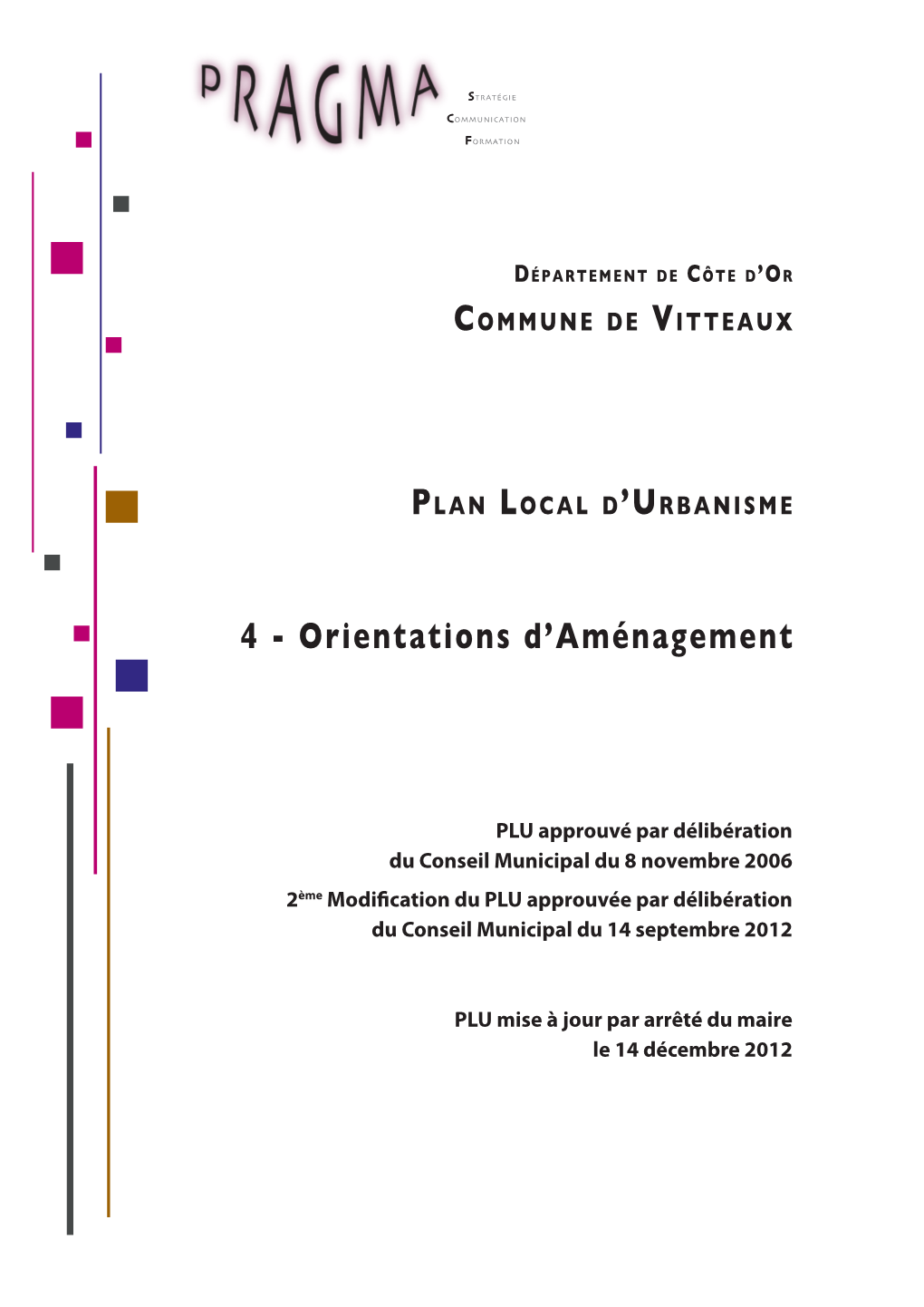 Commune De Vitteaux Plan Local D'urbanisme 4