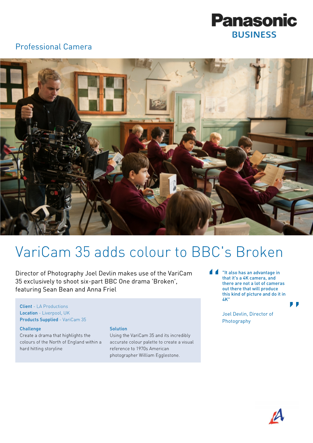 Varicam 35 Adds Colour to BBC's Broken