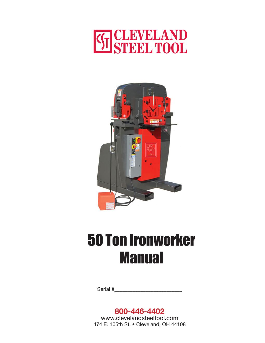 50 Ton Ironworker Manual