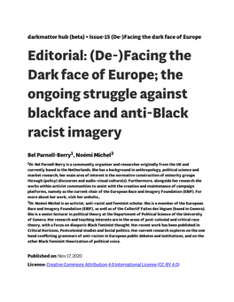 The Ongoing Struggle Against Blackface and Anti-Black Racist Imagery