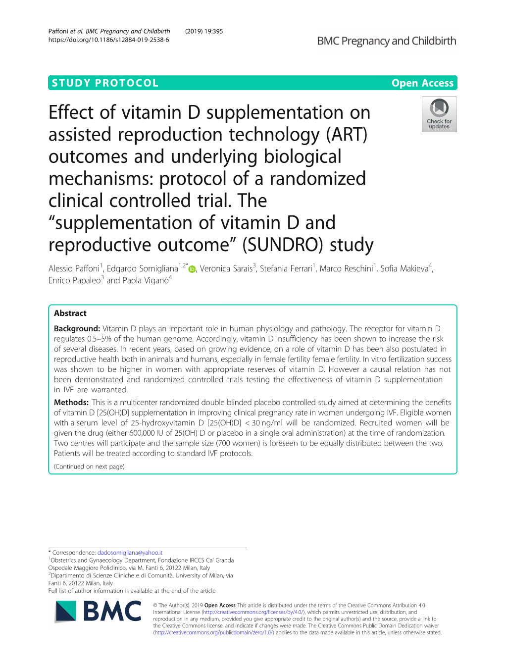 Effect of Vitamin D Supplementation on Assisted Reproduction Technology (ART) Outcomes and Underlying Biological Mechanisms