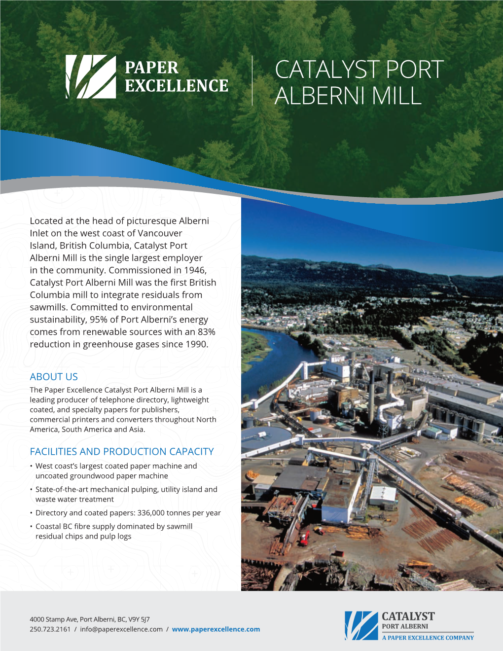 Catalyst Port Alberni Mill