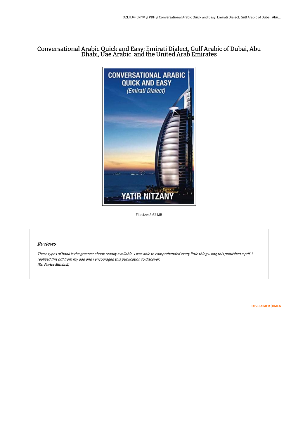 Download PDF # Conversational Arabic Quick and Easy: Emirati