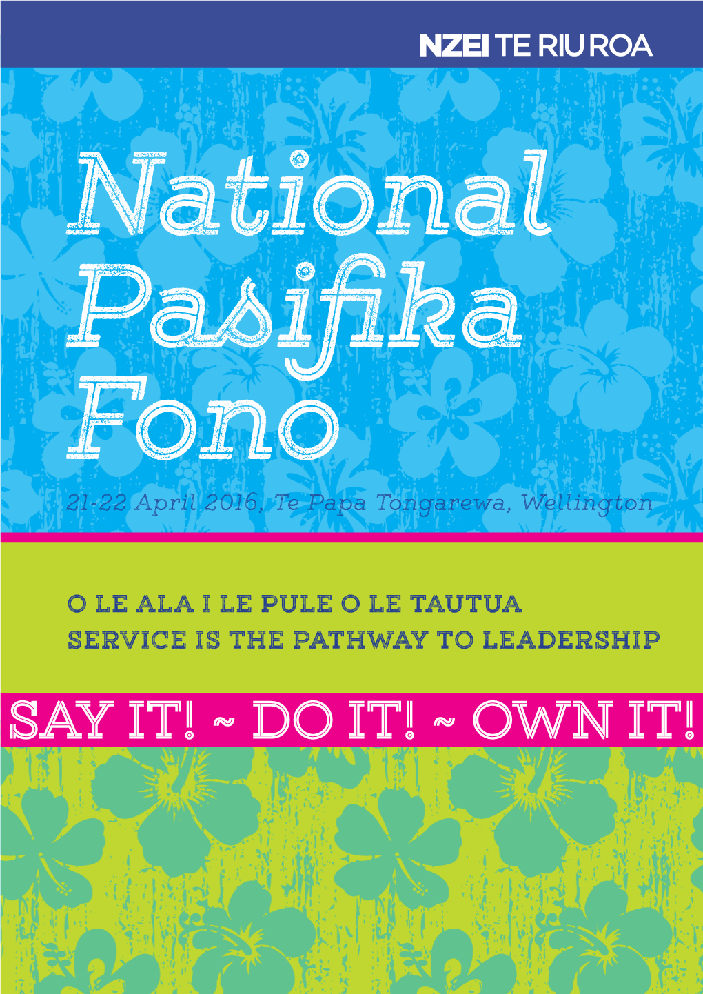 National Pasifika Fono 21-22 April 2016, Te Papa Tongarewa, Wellington