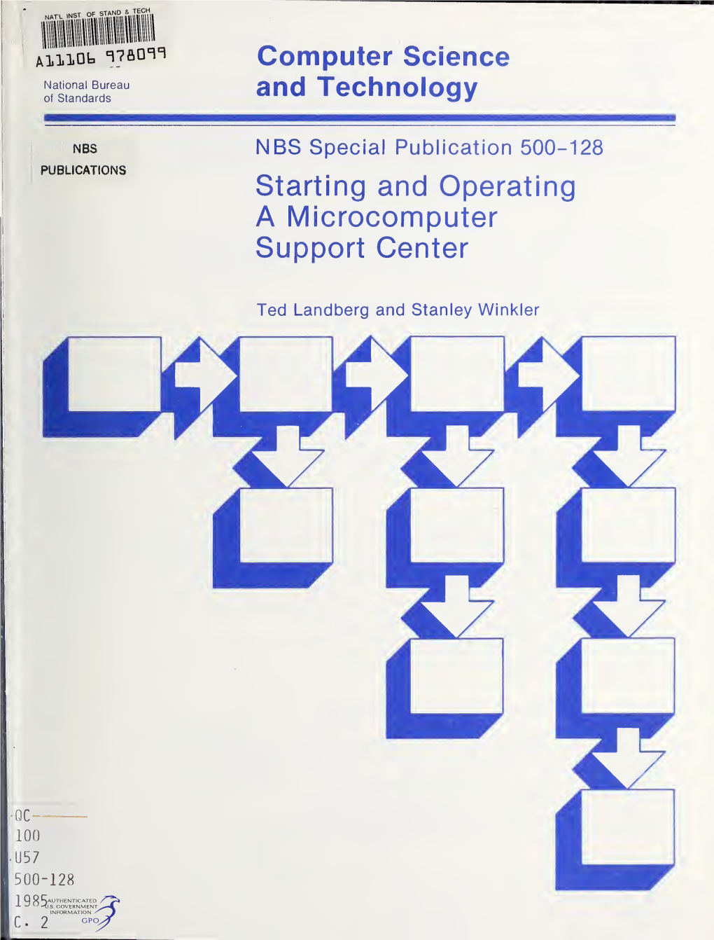 Starting and Operating a Microcomputer Support Center