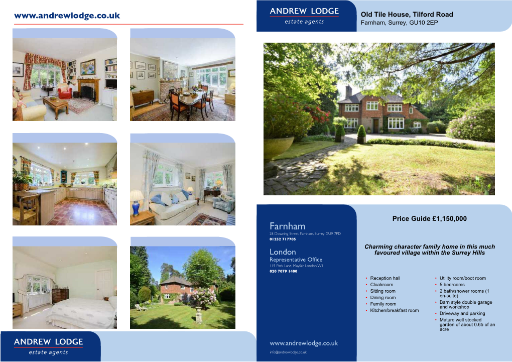 Farnham, Surrey, GU10 2EP