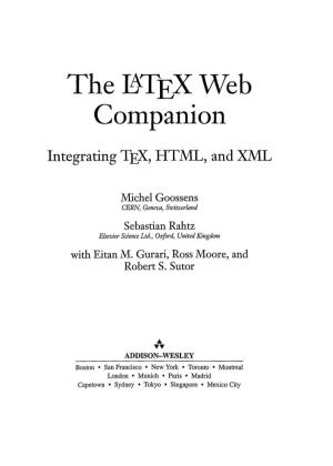 The LATEX Web Companion