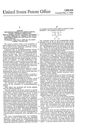 United States Patent Office Patented May 7, 1963