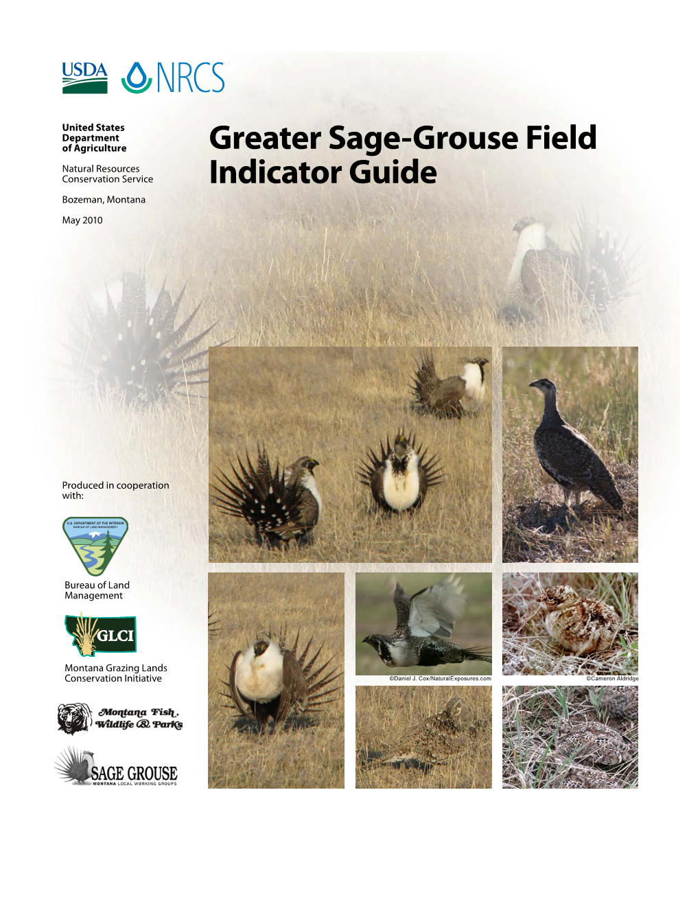 Greater Sage-Grouse Field Indicator Guide