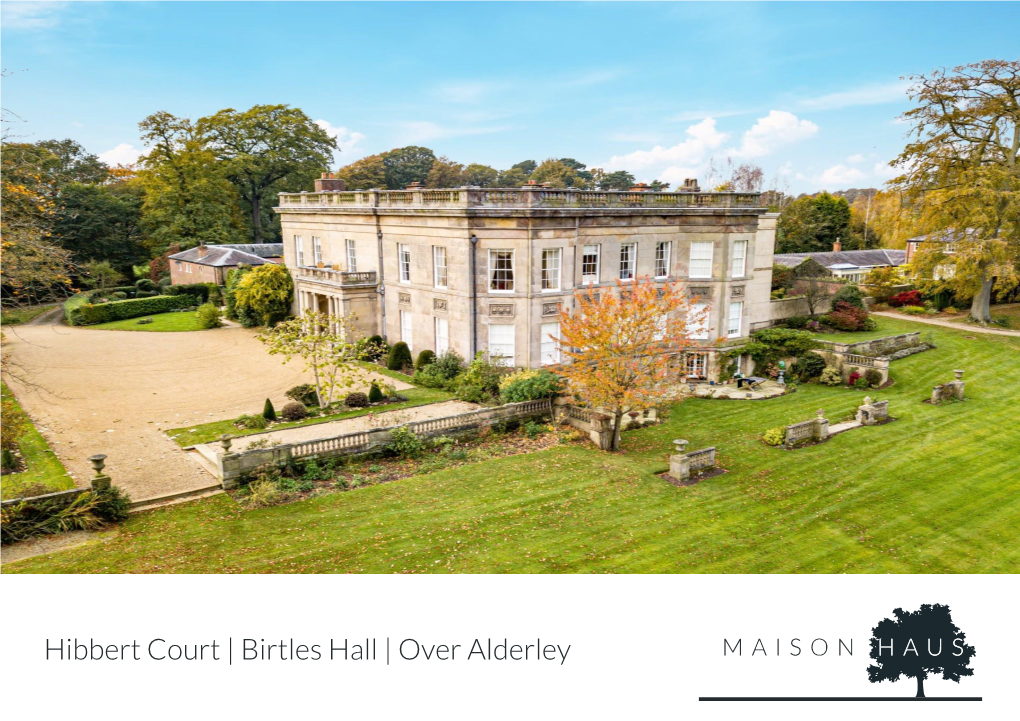 Hibbert Court | Birtles Hall | Over Alderley