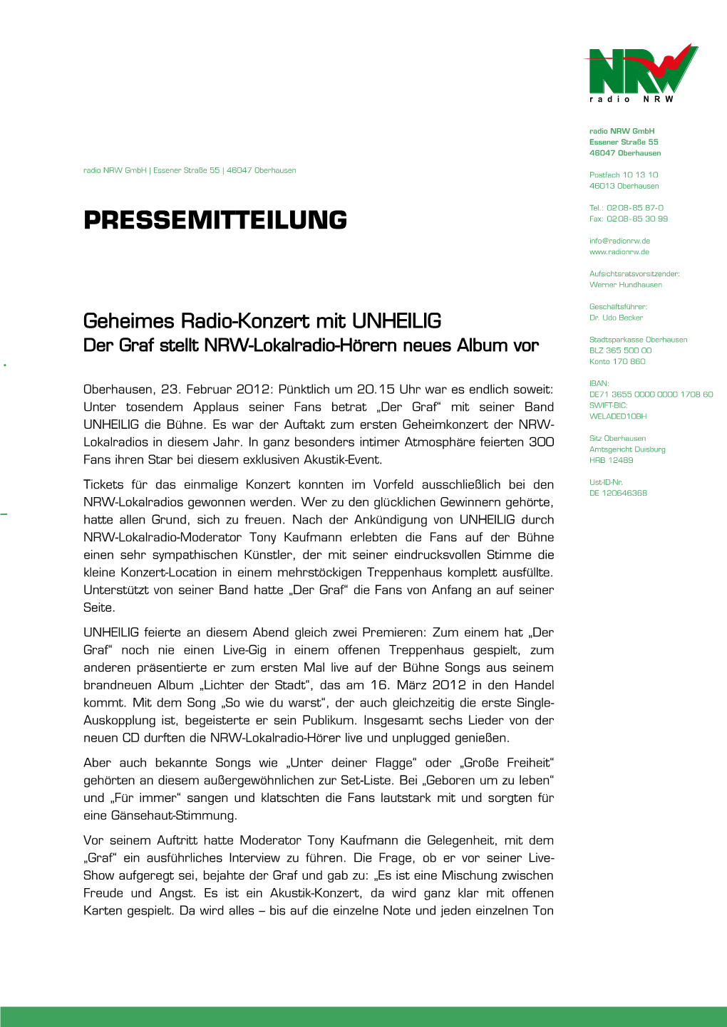 Pressemitteilung