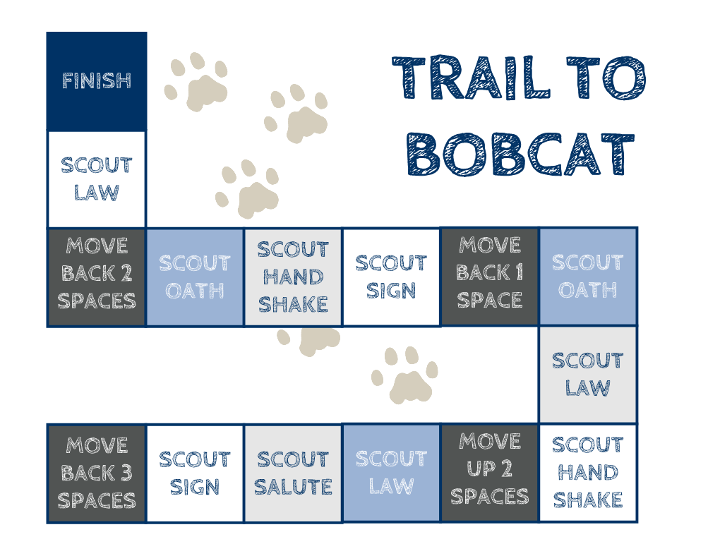 Scout Sign Move Back 3 Spaces Scout Salute Scout