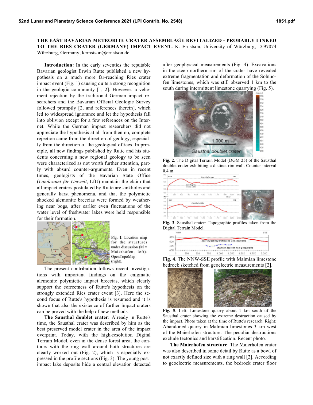 Probably Linked to the Ries Crater (Germany) Impact Event