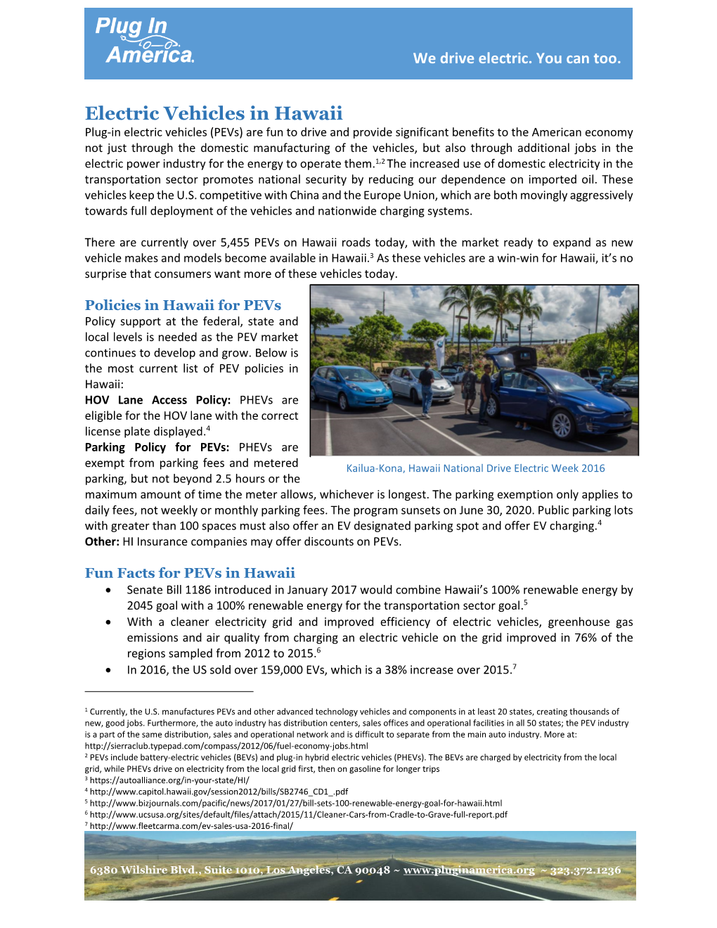 Electric Vehicles in Hawaii