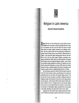Religion in Latin America