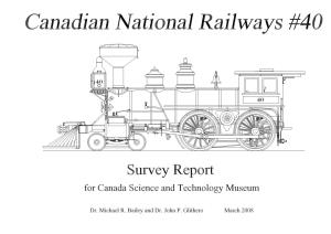 Canadian National Railways #40 Survey Report.Pdf