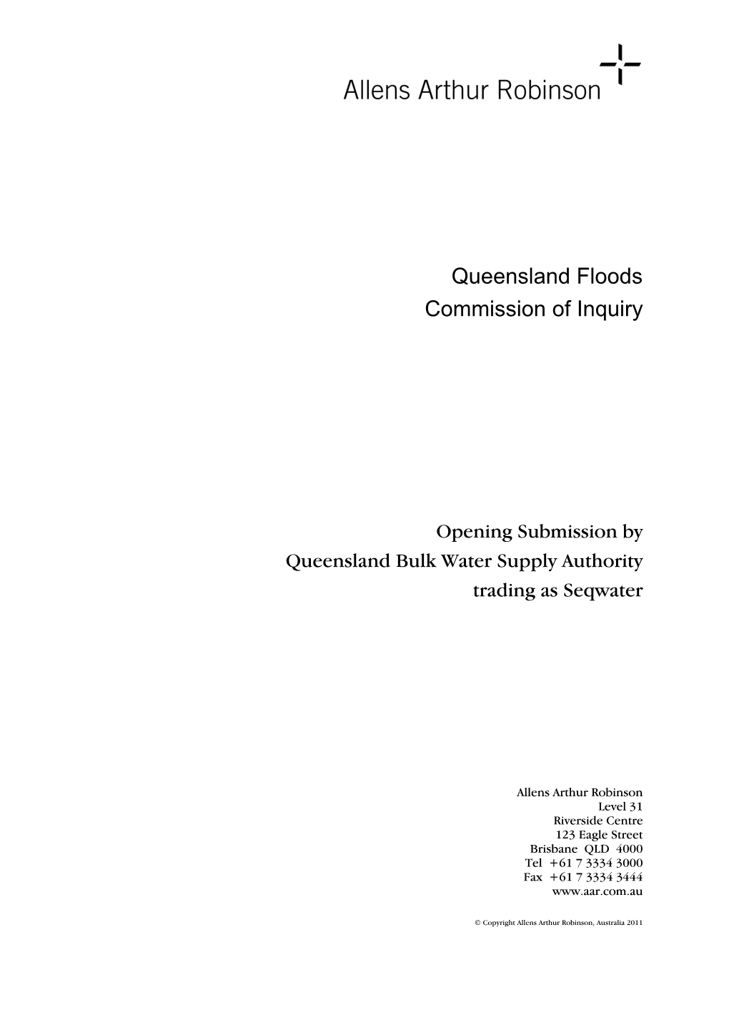 Queensland Floods Commission of Inquiry