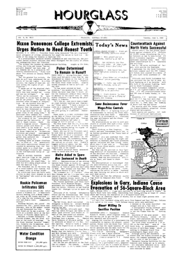 Nixon Denounces College Extremists! Today's News
