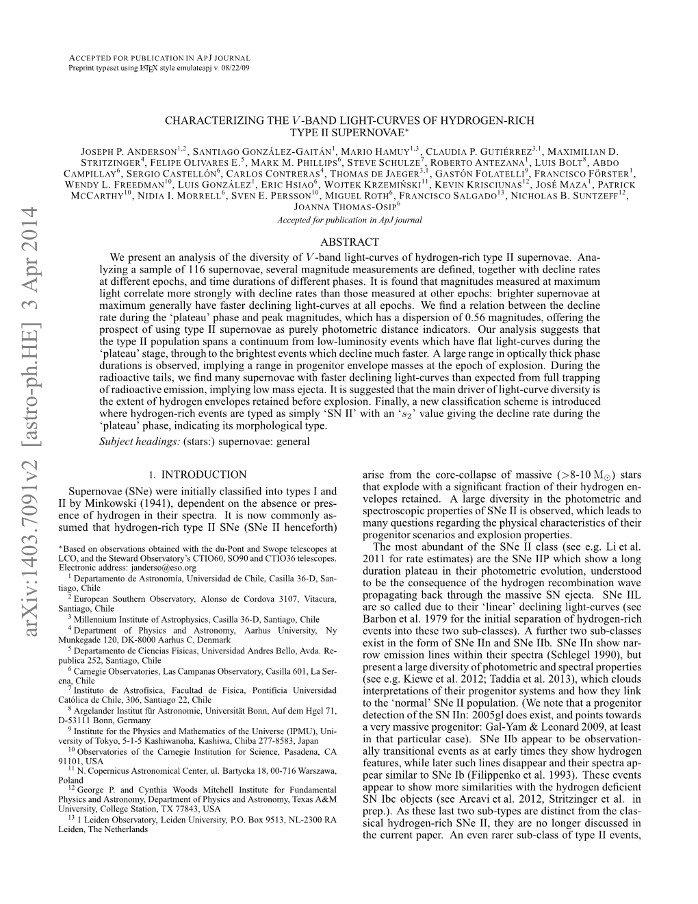 Characterizing the V-Band Light-Curves of Hydrogen-Rich Type II