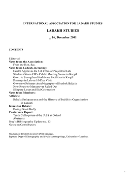 Ladakh Studies 16