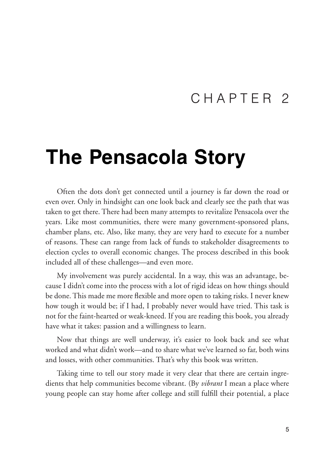 The Pensacola Story