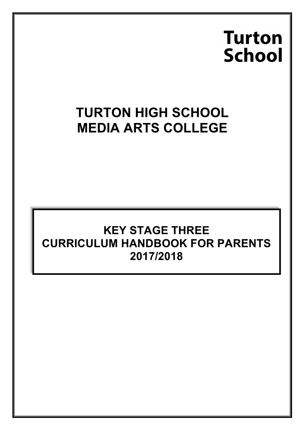 Turton High School Media Arts College