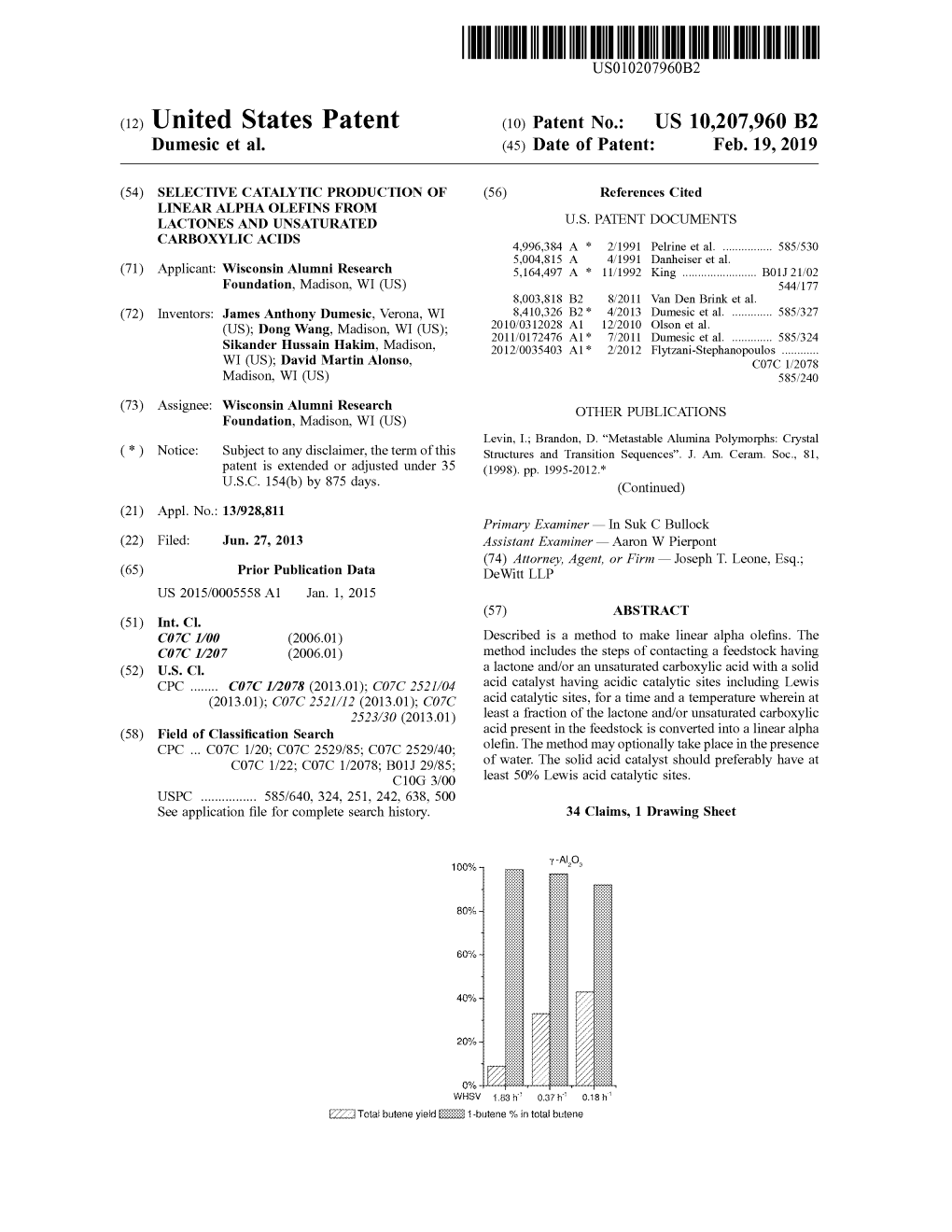 View U.S. Patent No. 10207960 in PDF