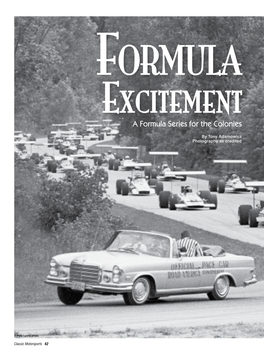 Excitement a Formula Series for the Colonies