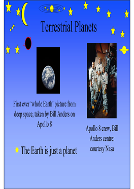 Terrestrial Planets