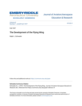 The Development of the Flying Wing