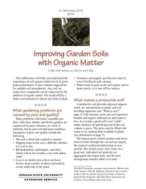 Improving Garden Soils with Organic Matter, EC 1561
