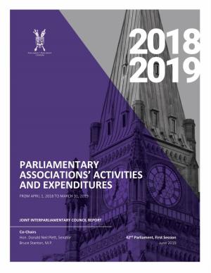 Parliamentary Associations' Activities and Expenditures