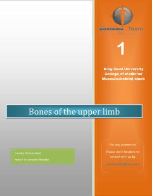 Bones of the Upper Limb