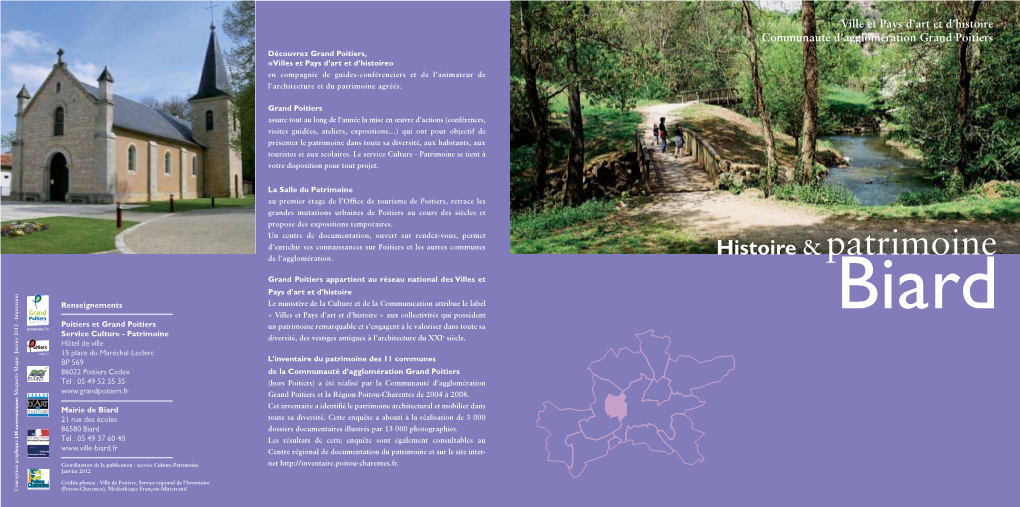 Histoire & Patrimoine : Biard