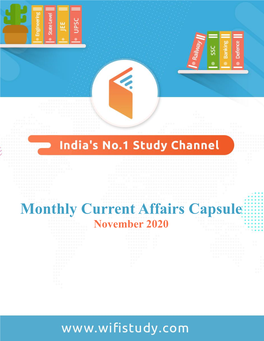 Title Title Monthly Current Affairs Capsule