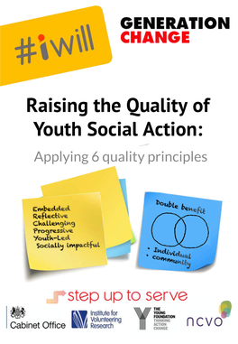 Raising the Quality of Youth Social Action: Applying 6 Quality Principles