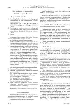 Forhandlinger I Stortinget Nr. 55 S 2001–2002 2001 801 Møte