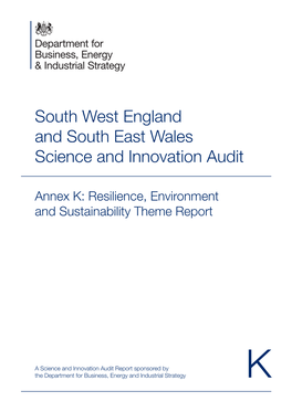 South West England and South East Wales Science and Innovation Audit