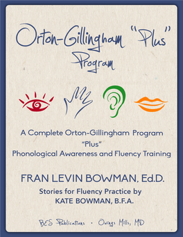 Phonological Awareness Training and Reading ﬂuency Training