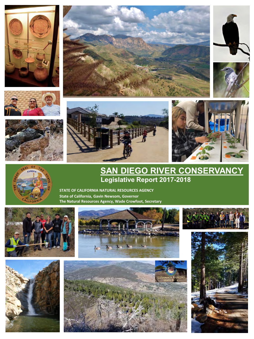 SAN DIEGO RIVER CONSERVANCY Legislative Report 2017-2018