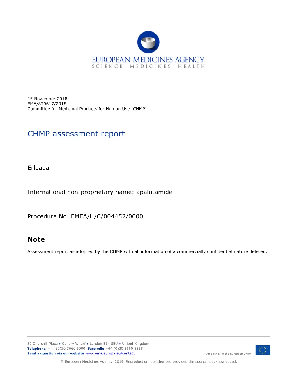 CHMP Assessment Report