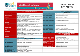 Appeal Drop Off Points
