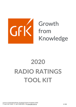 2020 Radio Ratings Tool