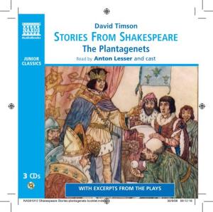 Stories from Shakespeare 3 for Naxos Audiobooks