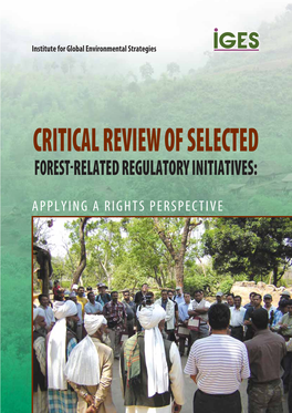 Forest-Related Regulatory Initiatives