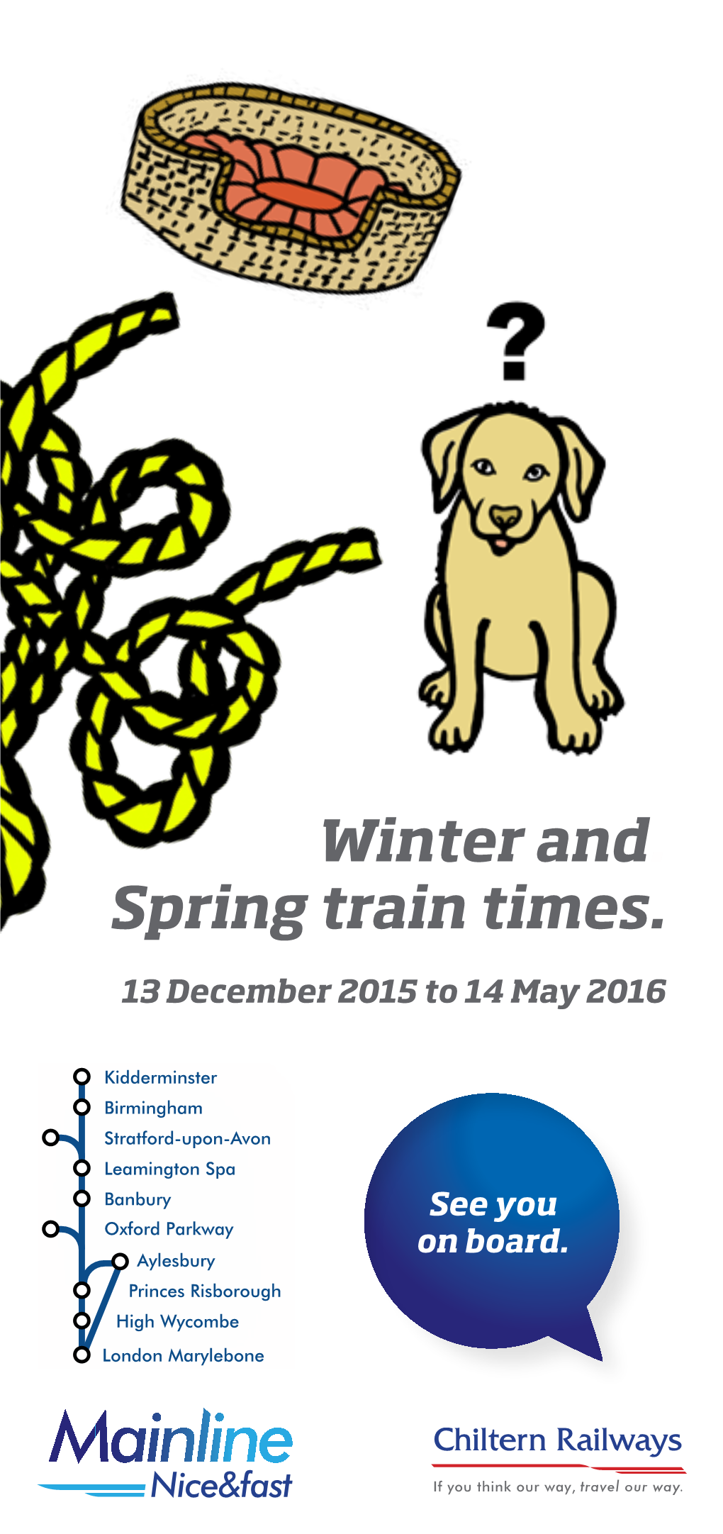 Winter And. Spring Train Times