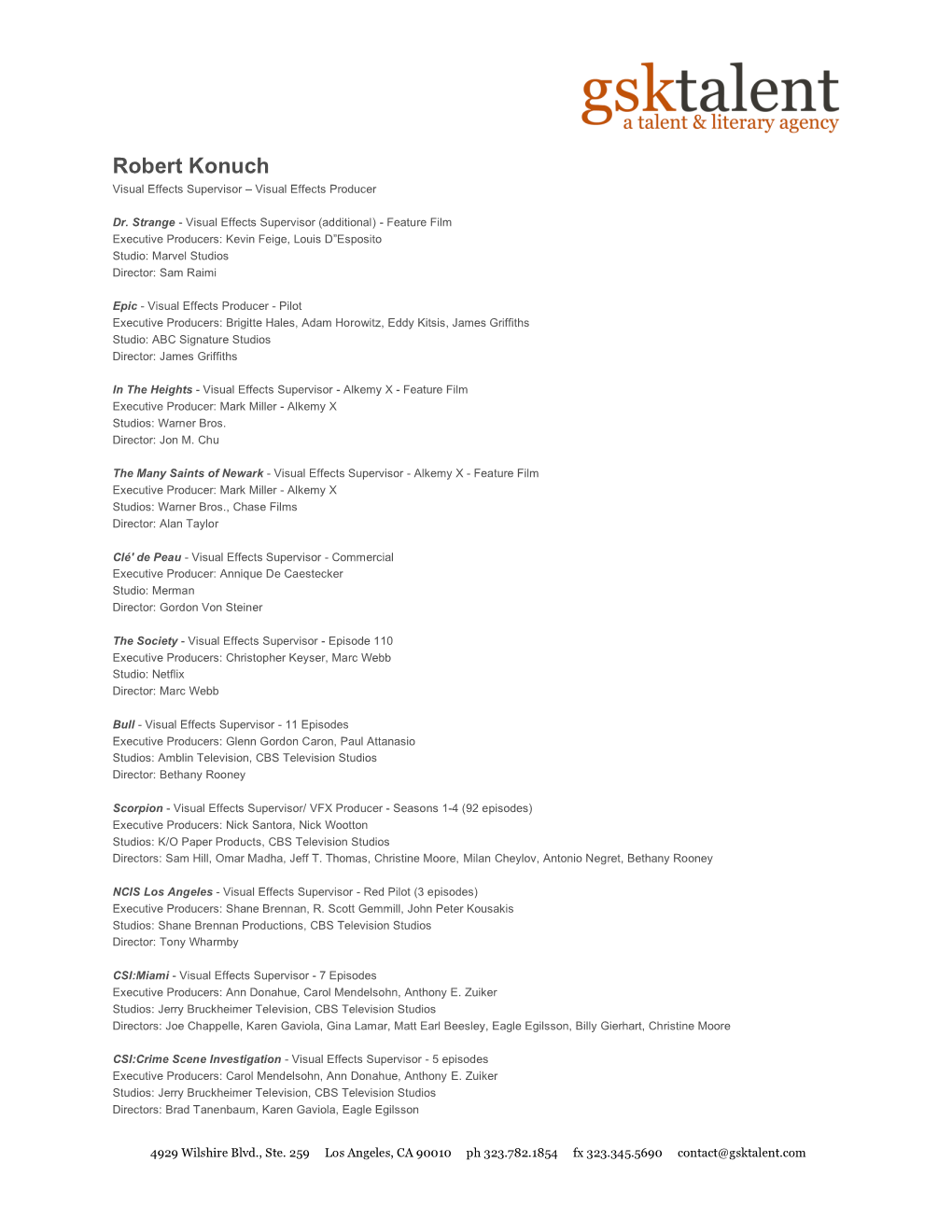 Robert Konuch Resume