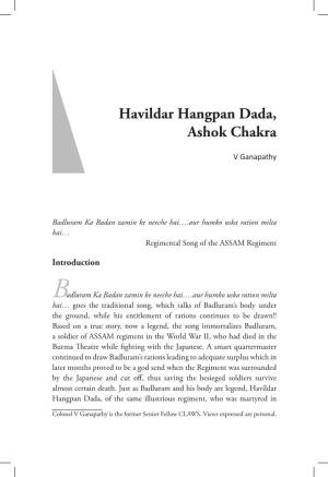 Havildar Hangpan Dada, Ashok Chakra, by Ganapathy