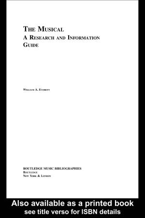 The Musical: a Research and Information Guide