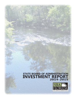 SBA 2014-2015 Investment Report